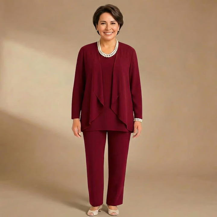 Laura | Cardigan, Top & Pants Set