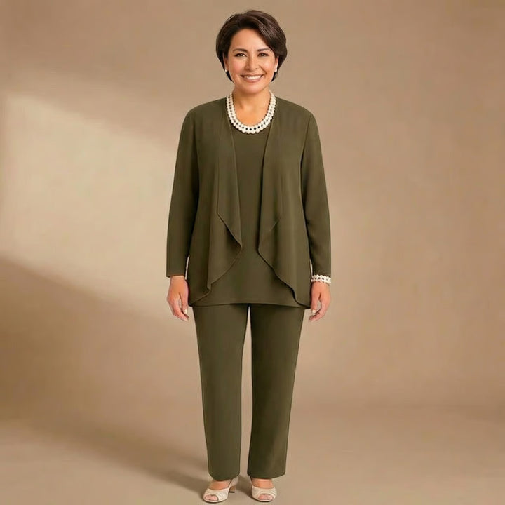 Laura | Cardigan, Top & Pants Set