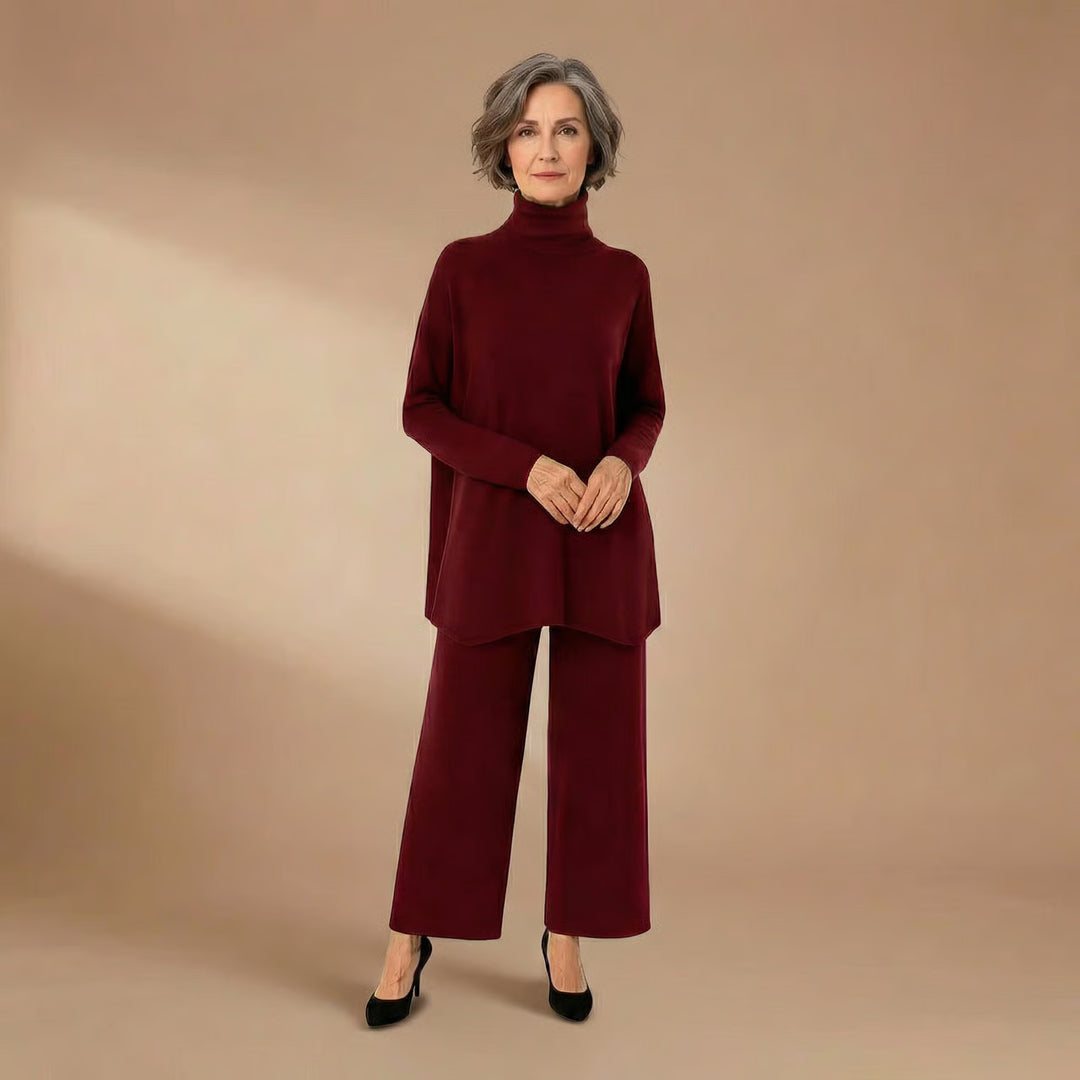 Julie | Top & Wide-Leg Pants Set
