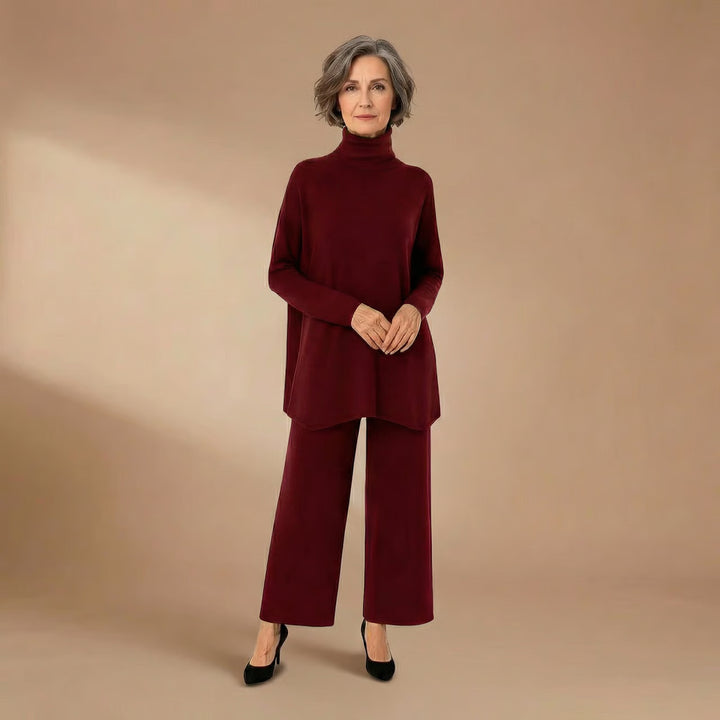 Julie | Top & Wide-Leg Pants Set