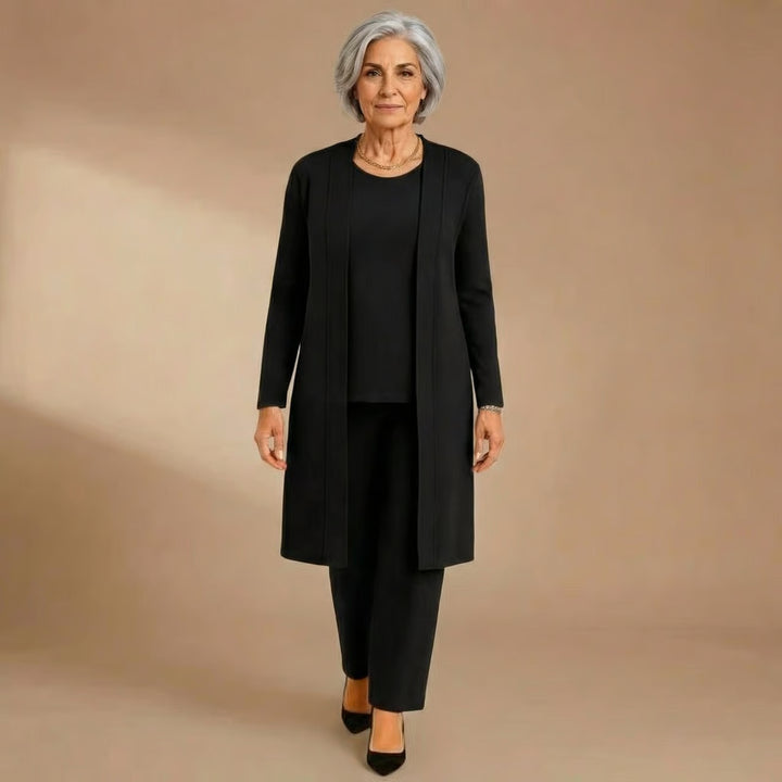 Melissa | Cardigan, Top & Pants Set