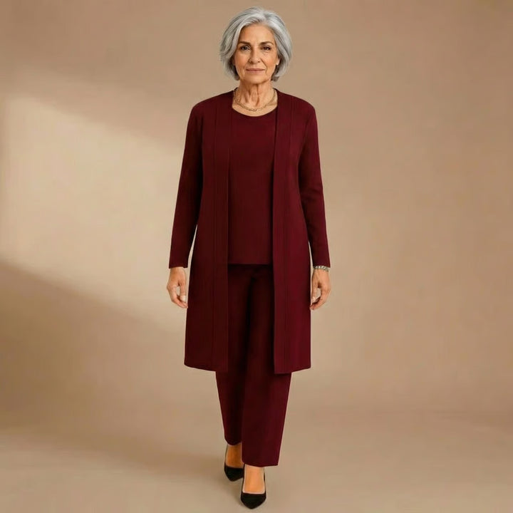 Melissa | Cardigan, Top & Pants Set