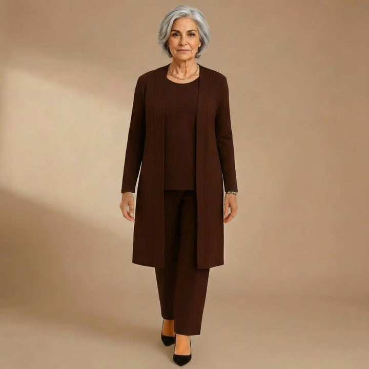 Melissa | Cardigan, Top & Pants Set