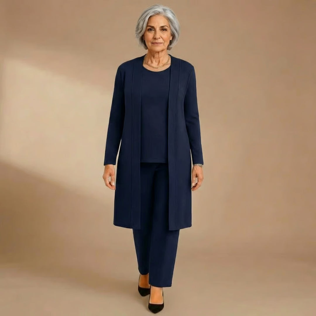 Melissa | Cardigan, Top & Pants Set