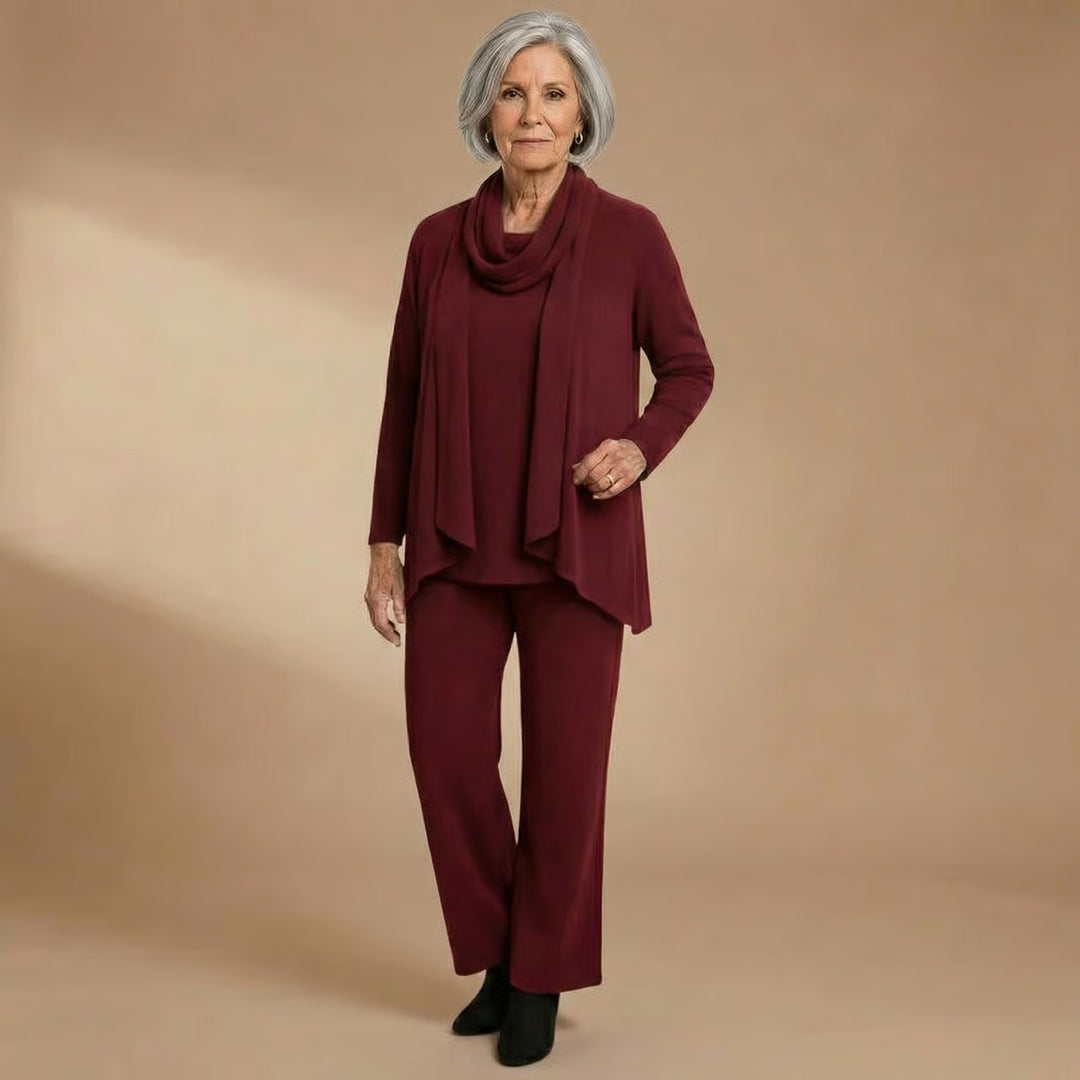 Tammy | Cardigan, Top & Pants Set