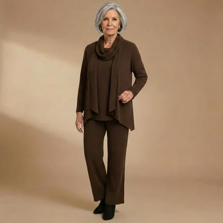 Tammy | Cardigan, Top & Pants Set