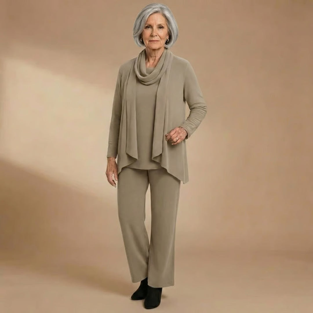 Tammy | Cardigan, Top & Pants Set