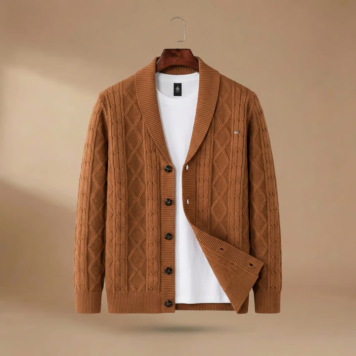 Tommaso | Shawl Collar Button Cardigan