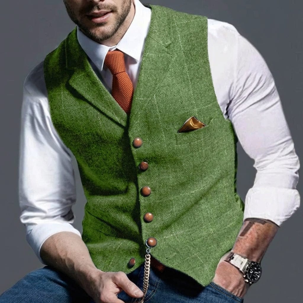 EDMUND | HERITAGE CHECK WAISTCOAT