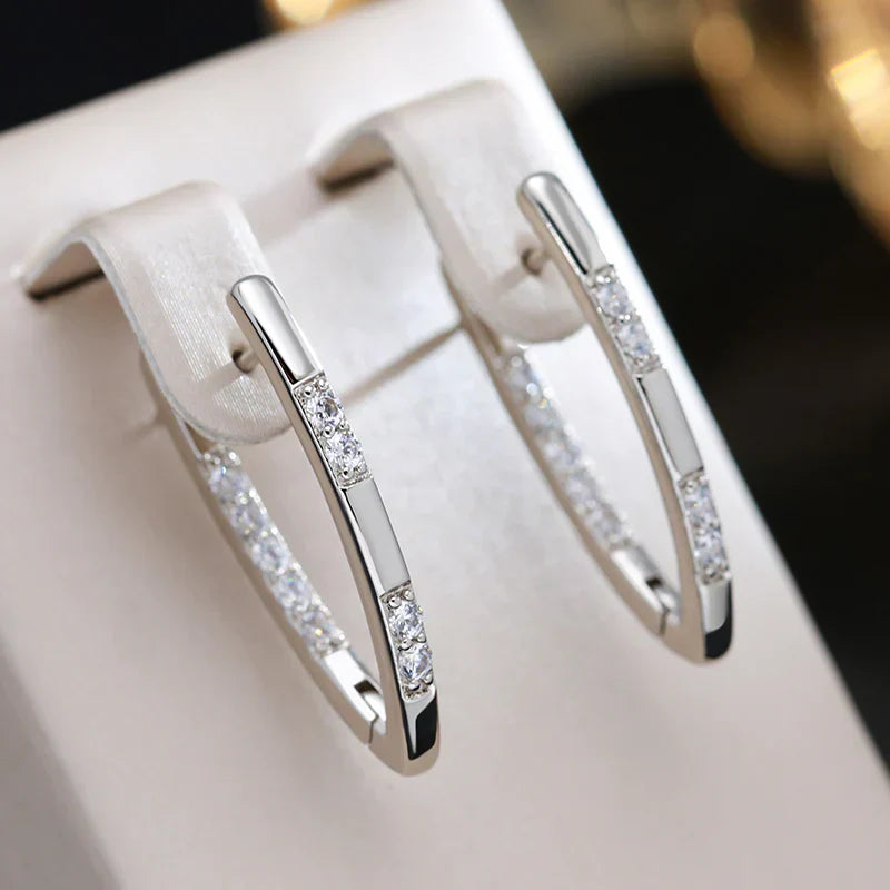 Elegant Sparkle Stud Earrings