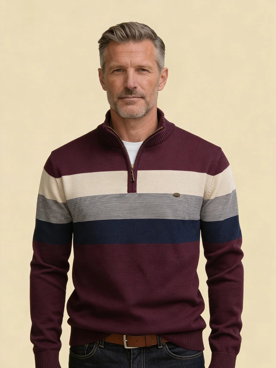 BLAKE | QUARTER-ZIP SWEATER