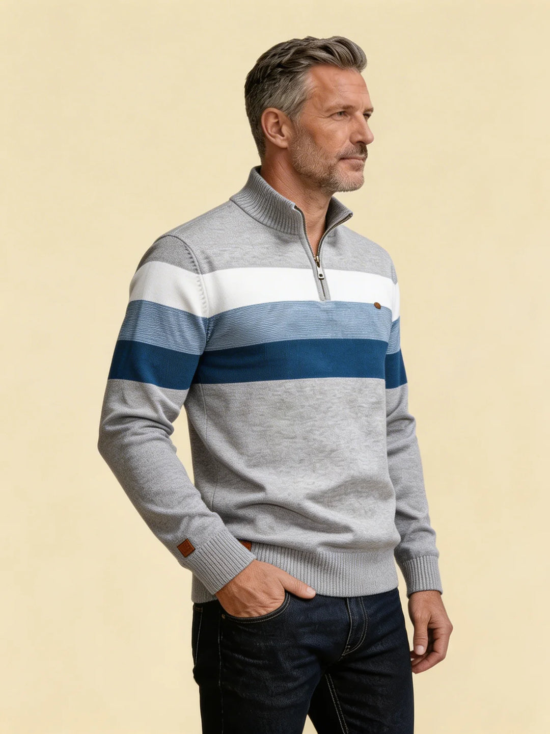 BLAKE | QUARTER-ZIP SWEATER