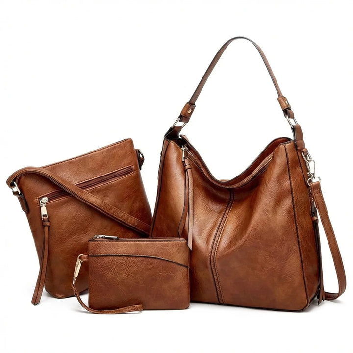 Chicago | Luxury 3-Piece Hobo Bag Set