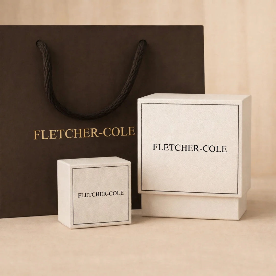 2-Piece Lock Chain & Herringbone Bracelet Set