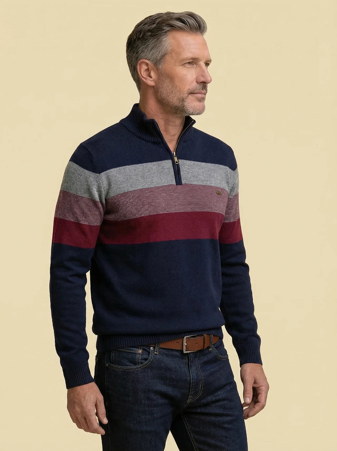 BLAKE | QUARTER-ZIP SWEATER