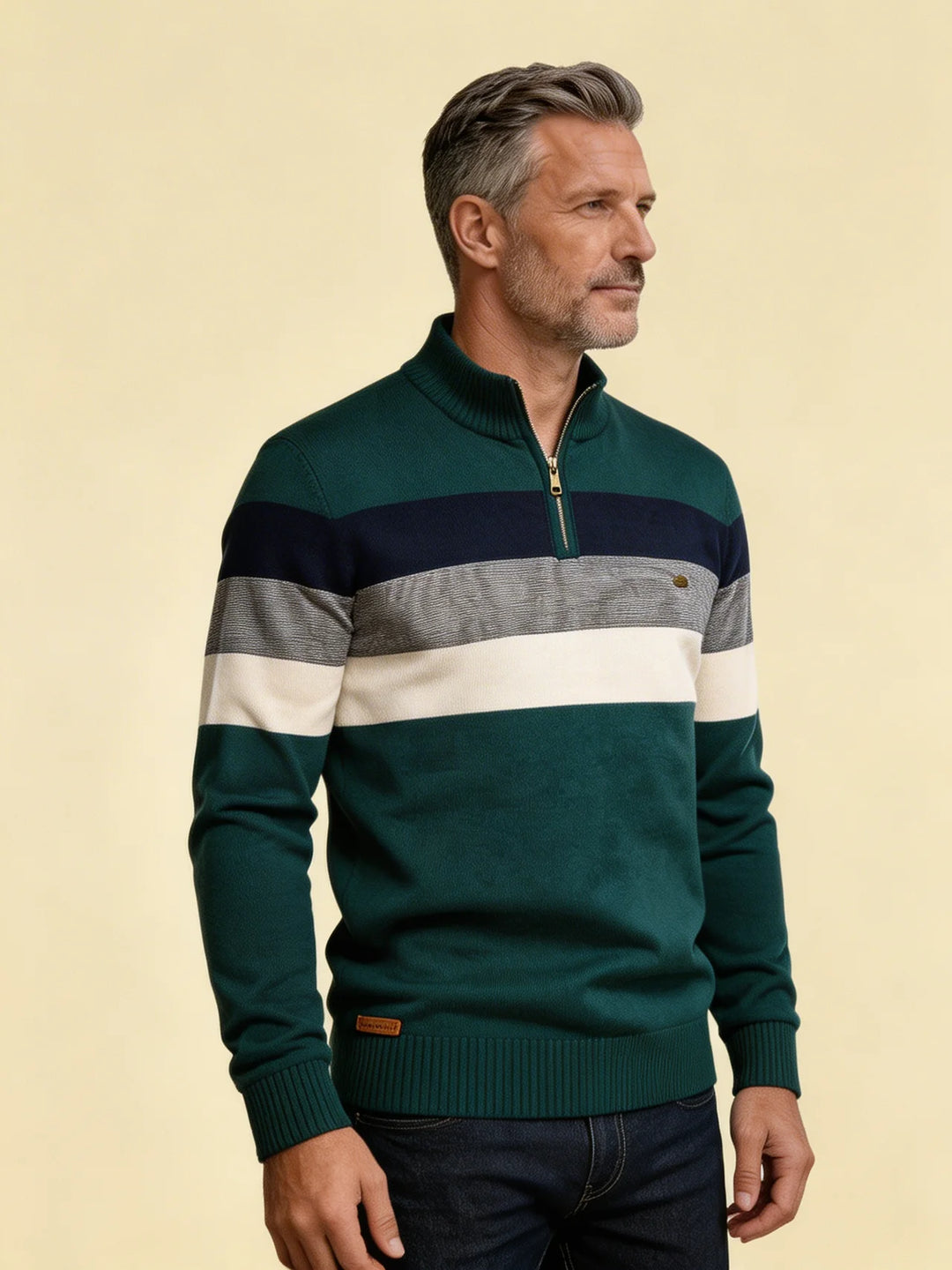 BLAKE | QUARTER-ZIP SWEATER
