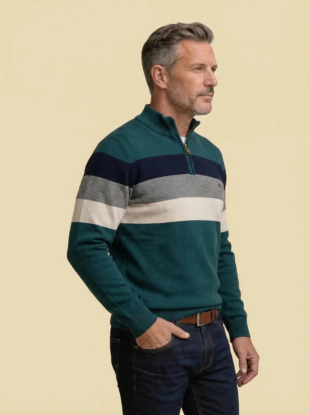 BLAKE | QUARTER-ZIP SWEATER