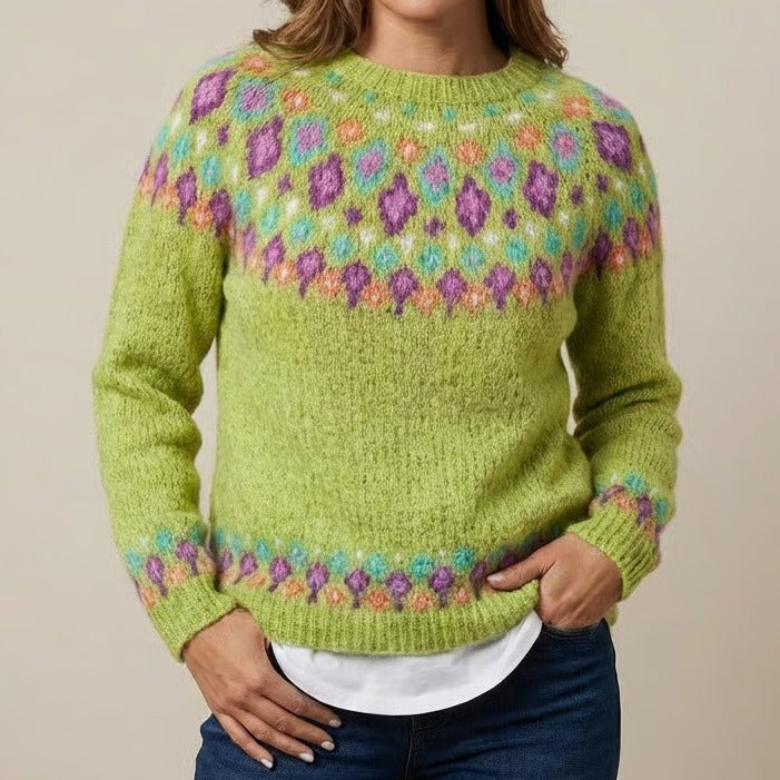 Emily | Retro Scandinavian knitted sweater