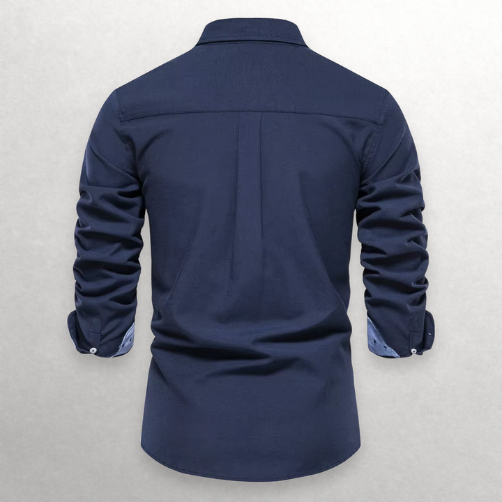 Giulia | Shade Shift Cotton Button-Up Shirt