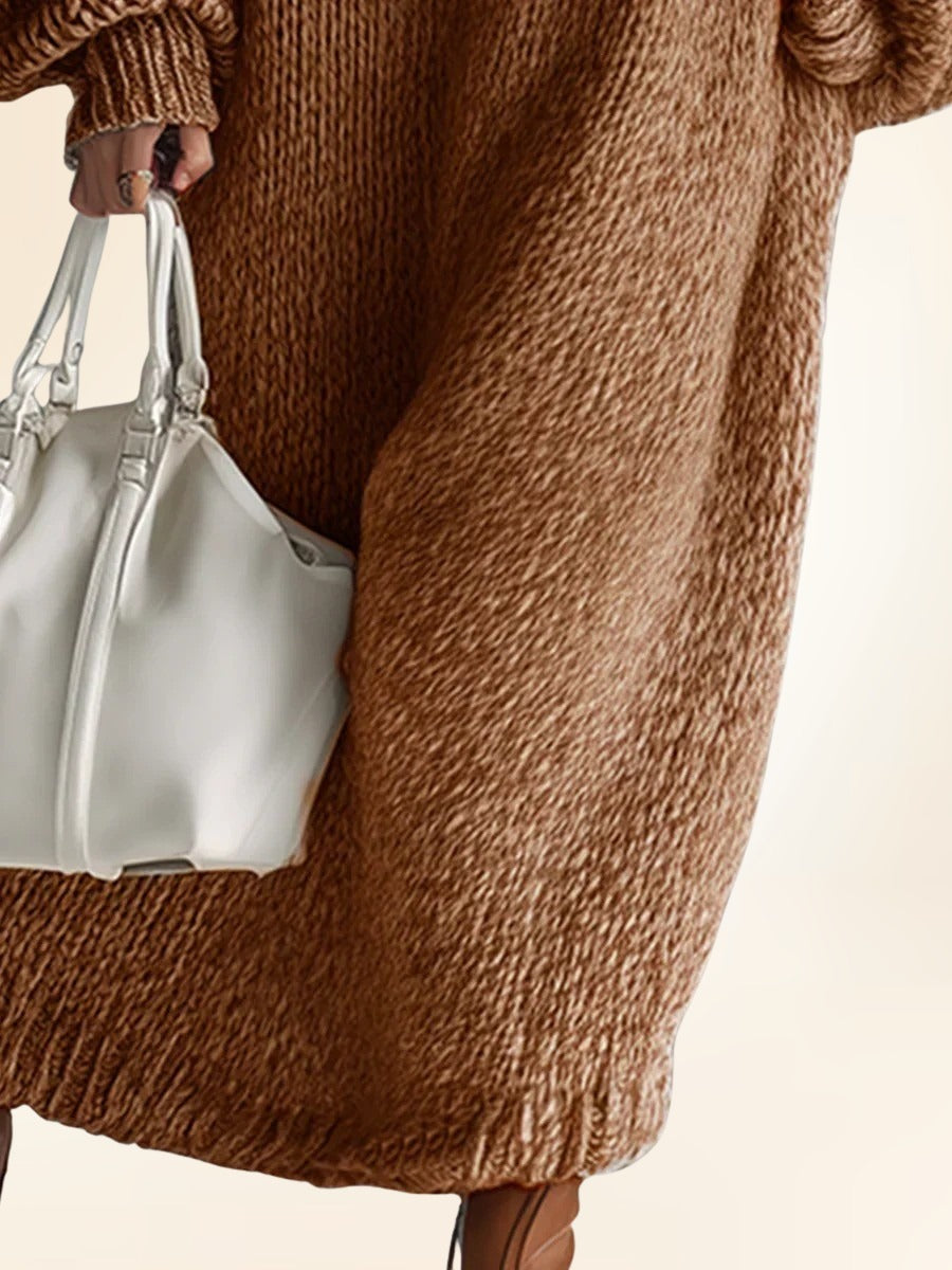 Elara Effortless Long Dress with Modern Volume