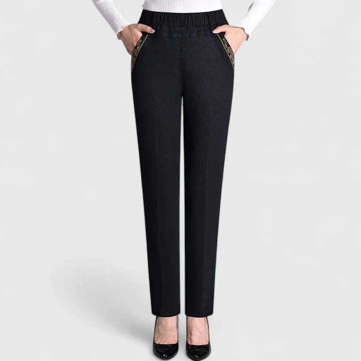 ELARA | POLISHED STRAIGHTLINE PANTS