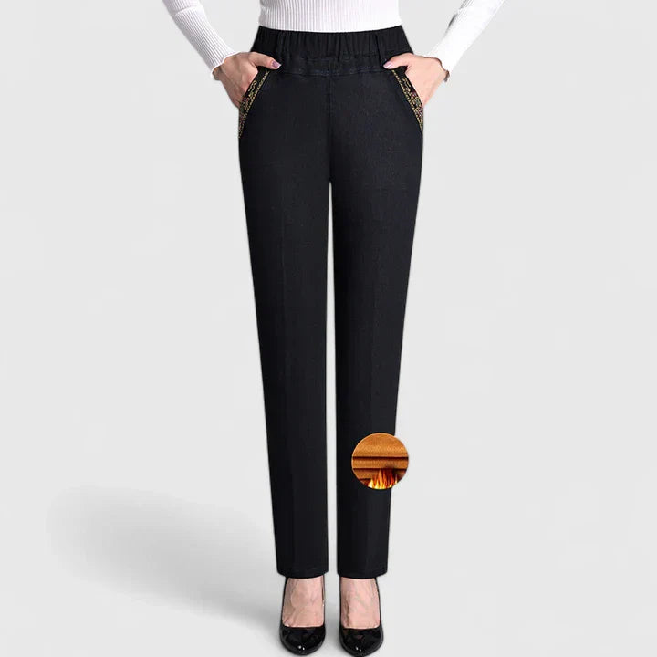 ELARA | POLISHED STRAIGHTLINE PANTS